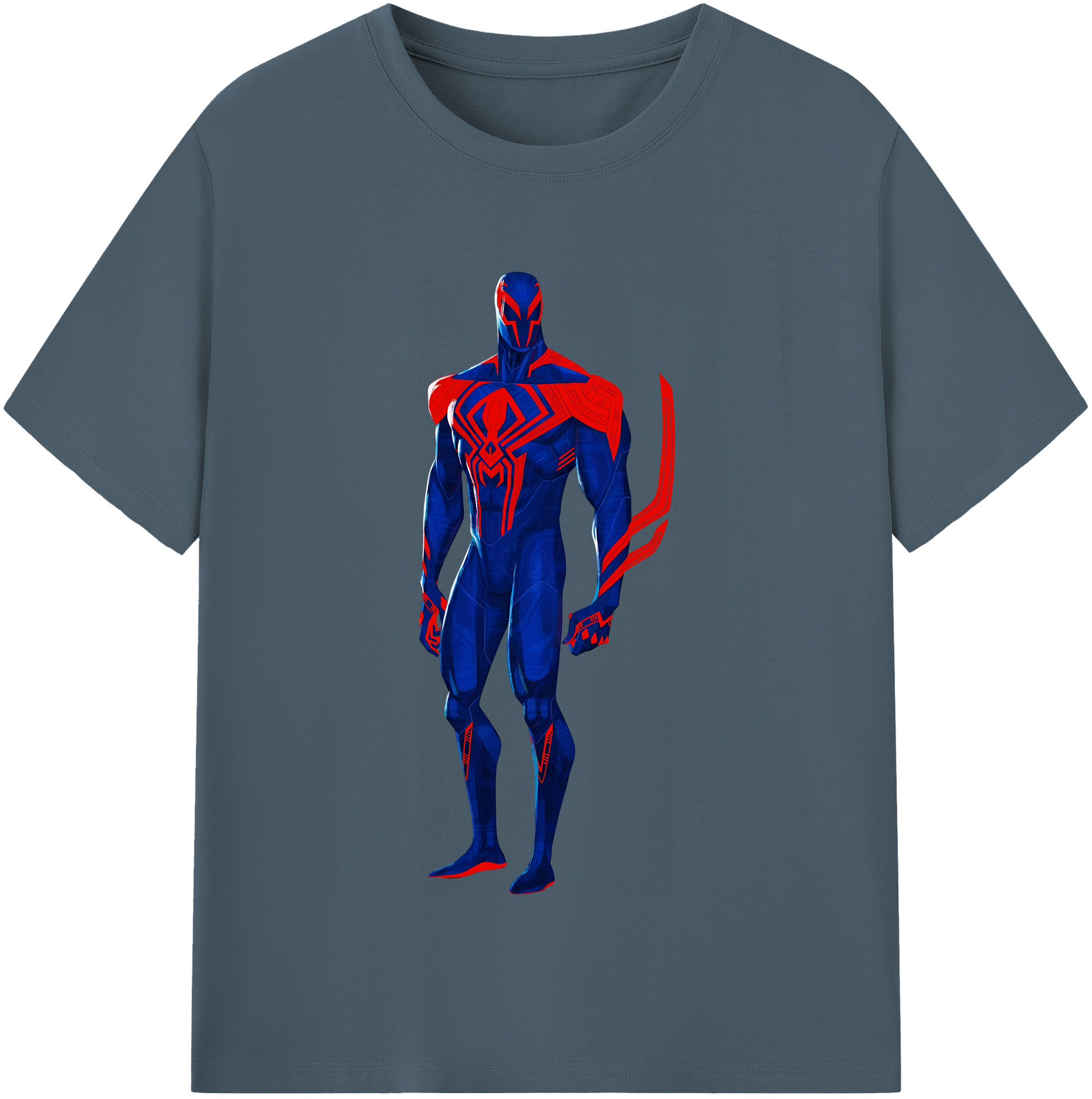 （画像用） Spider Man スパイダーマン 綿100％半袖Tシャツ（フロントプリント）